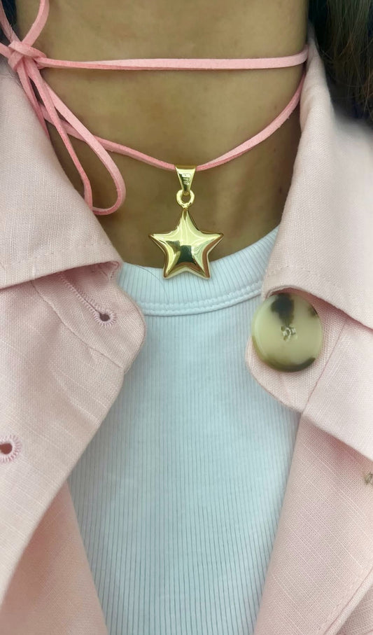 Collana laccio e charm