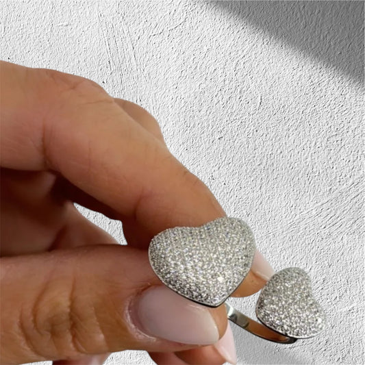 Anello doppio cuore