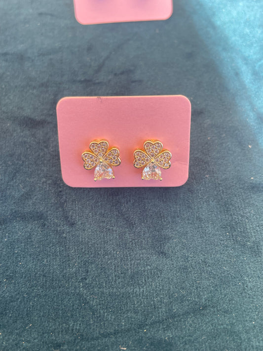 Orecchini quadrifoglio Love