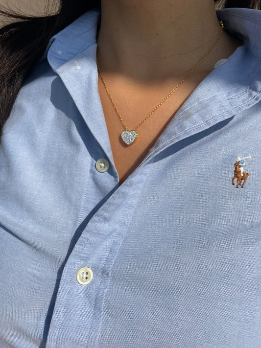 Collana cuore scatolato small