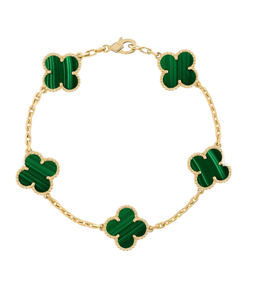 Bracciale quadrifoglio