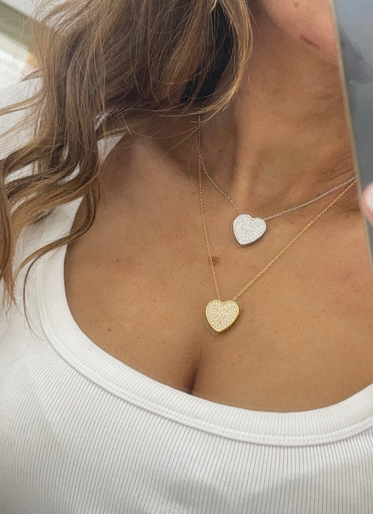 Collana cuore scatolato big