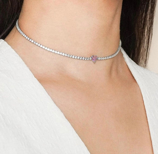 Choker cuore