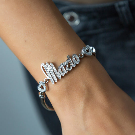 Bracciale super zirconato