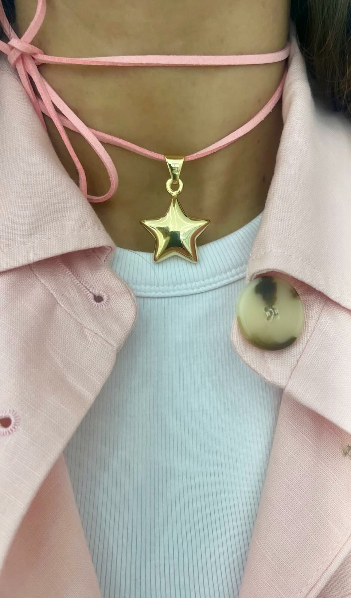Collana laccio e charm