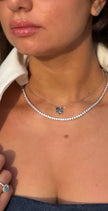 Collana Tennis in Argento 925 con Zirconi