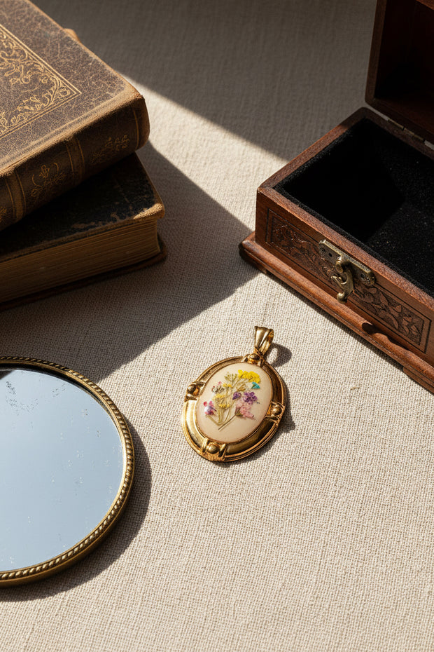 Real Flower Charm