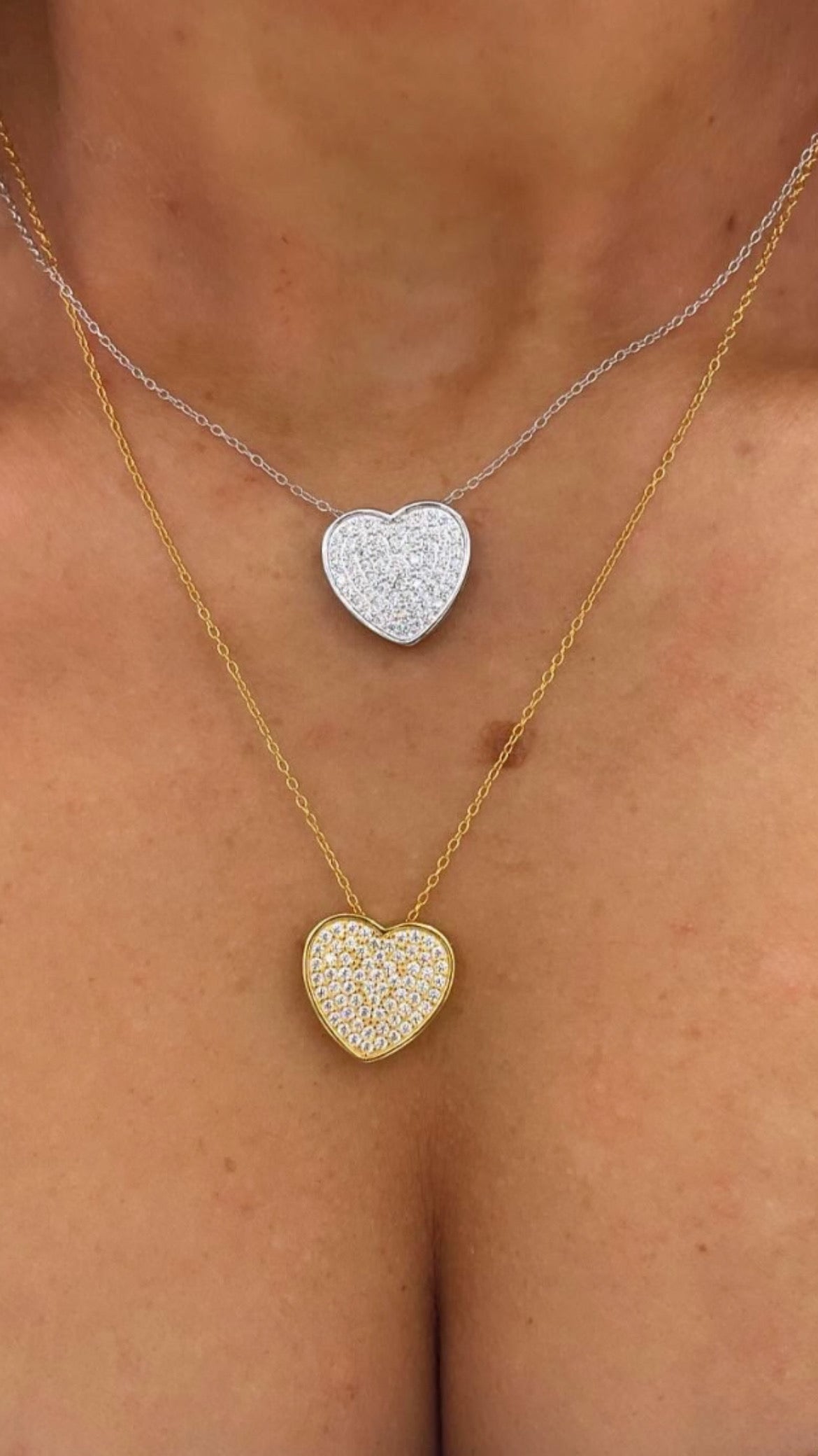 Collana cuore scatolato big