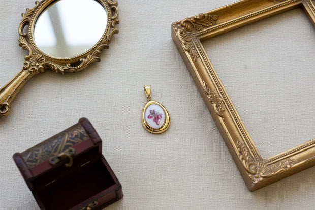 Real Flower Charm