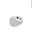 Anello chavalier super zirconato