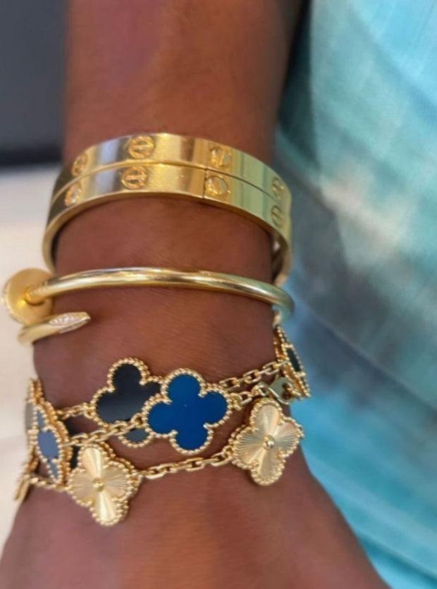 Bracciale quadrifoglio
