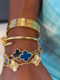 Bracciale quadrifoglio