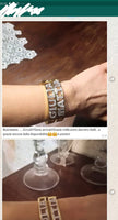 Bracciale manetta argento Namelove