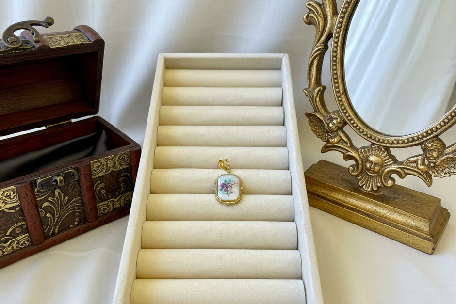 Real Flower Charm