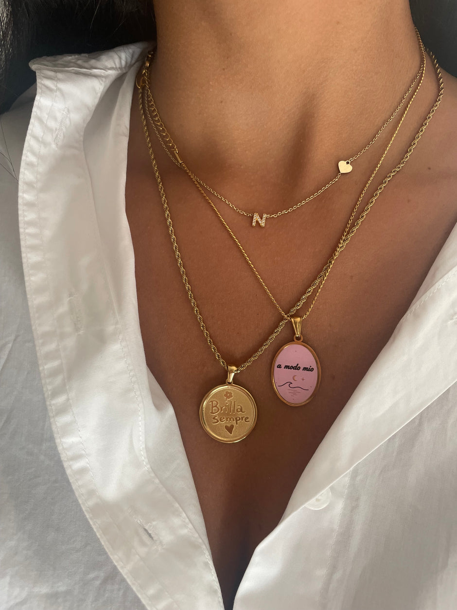Collana torchon acciaio