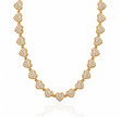 Collana mille cuori pavè