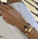Bracciale quadrifoglio