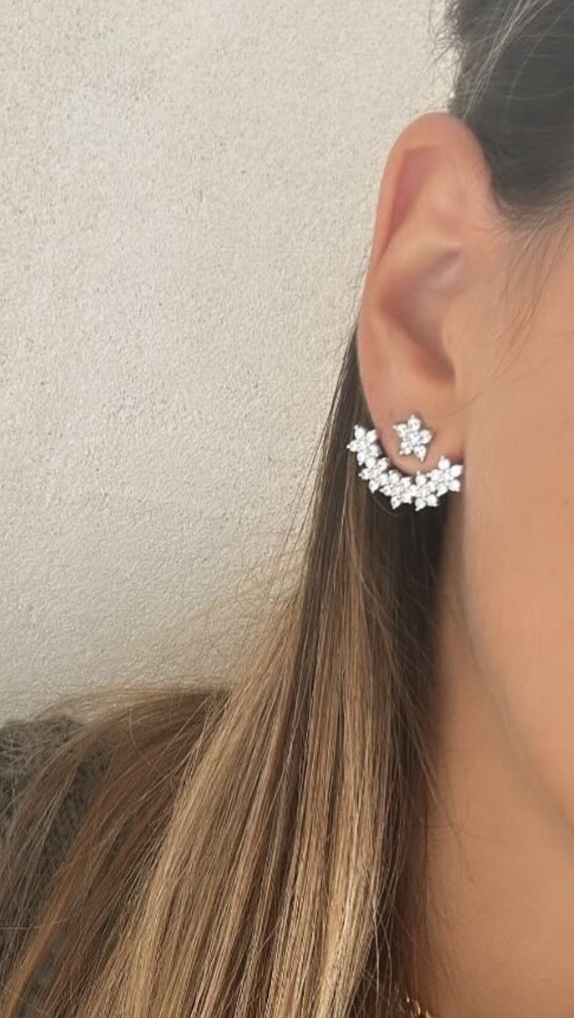 Orecchino tris Margherita