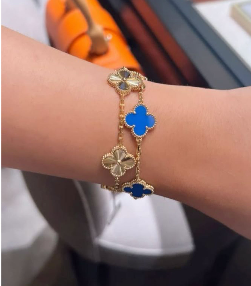 Bracciale quadrifoglio
