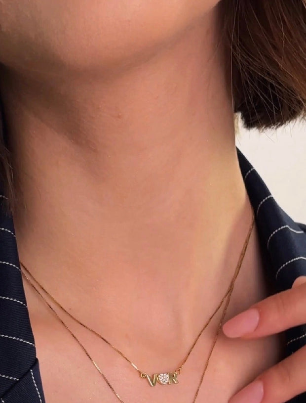 Collana argento 925 con tre elementi