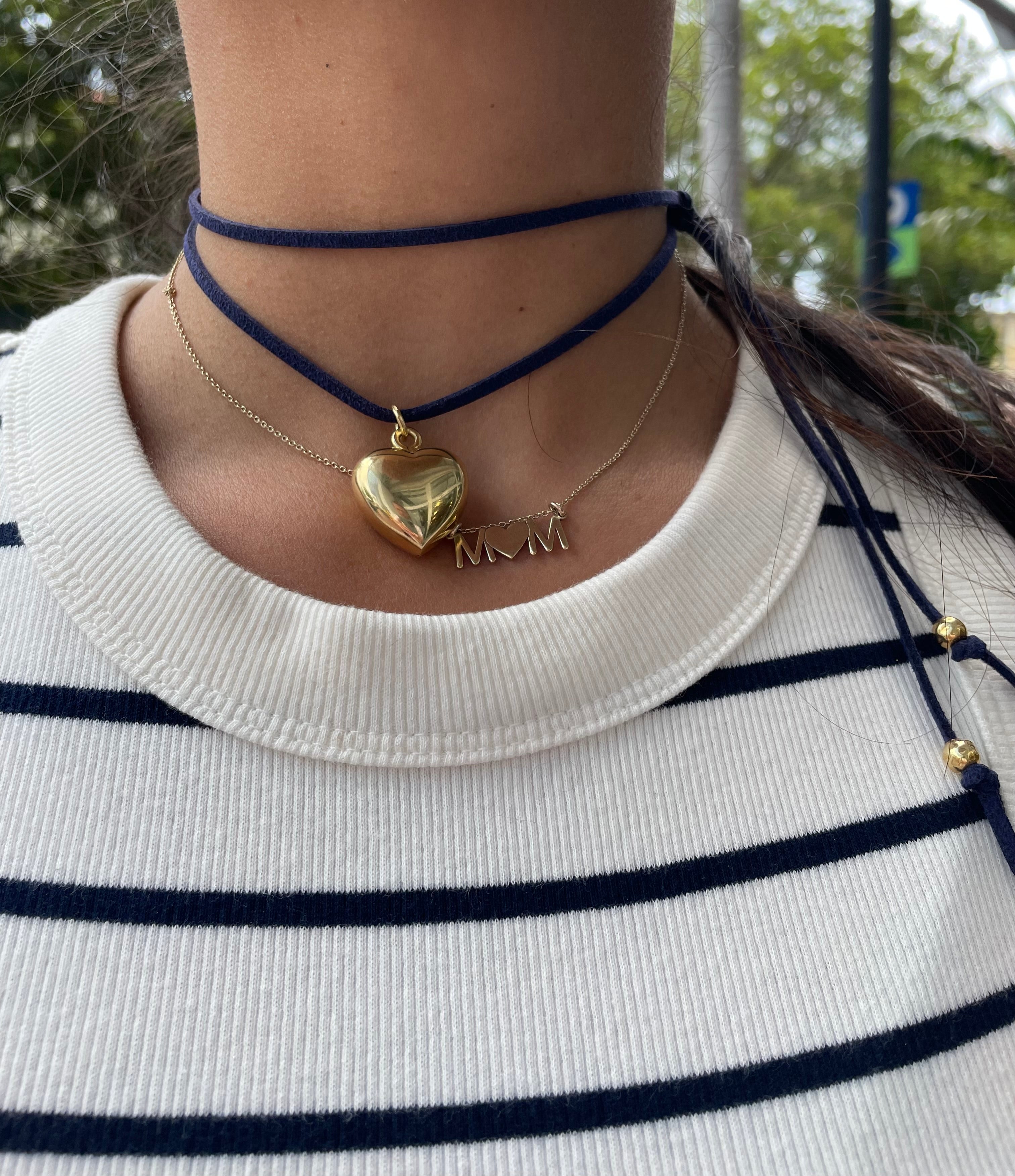 Collana laccio e charm