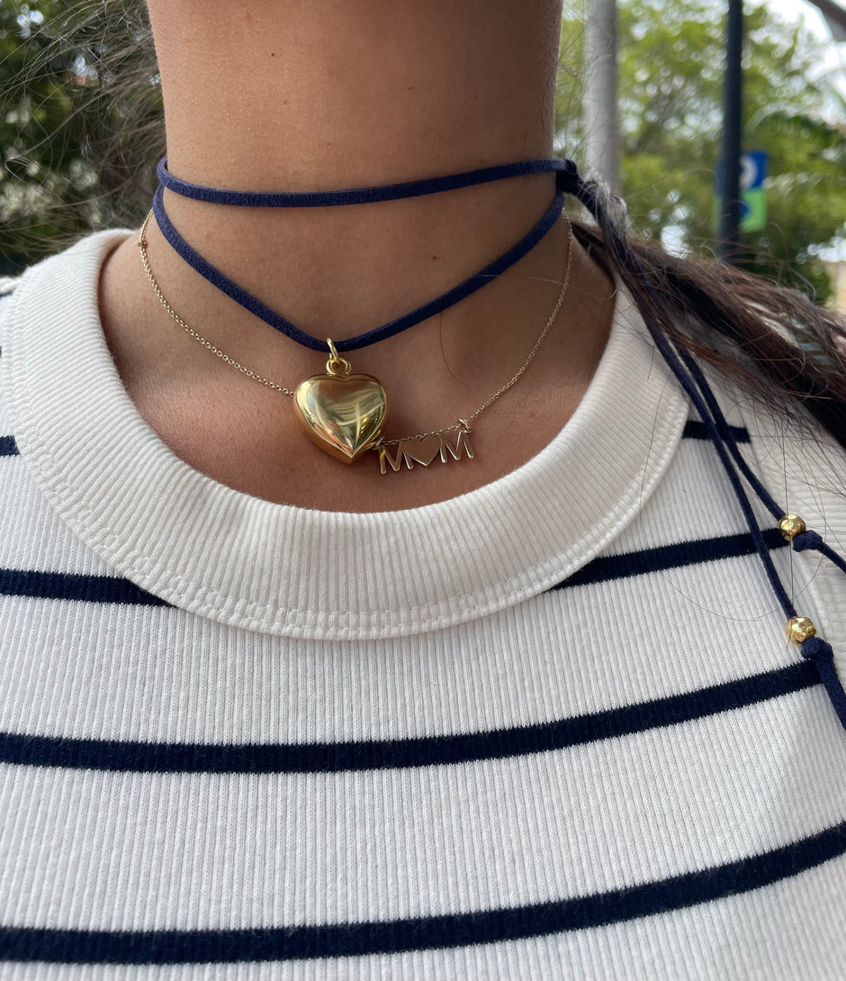Collana laccio e charm