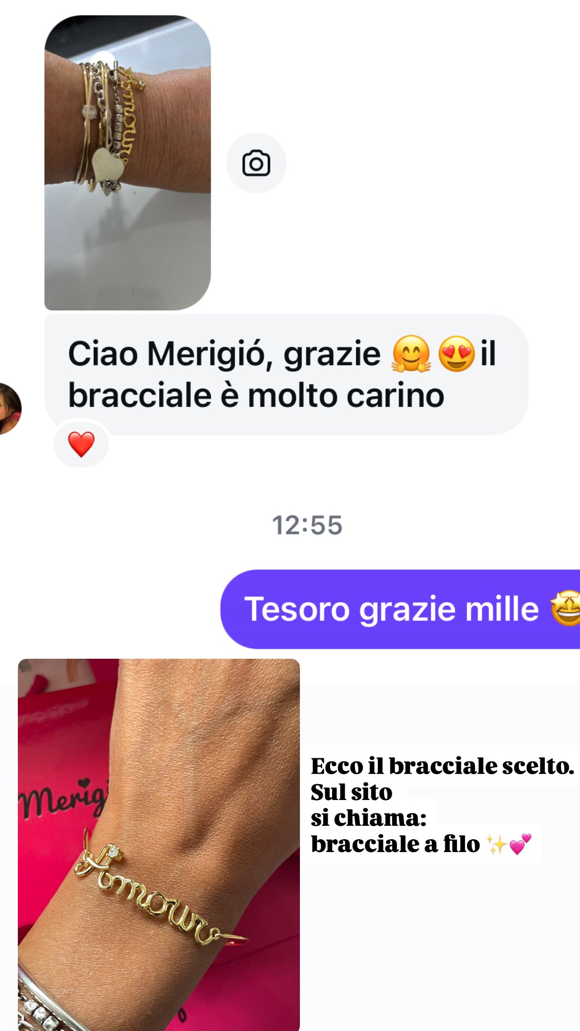 Bracciale a filo