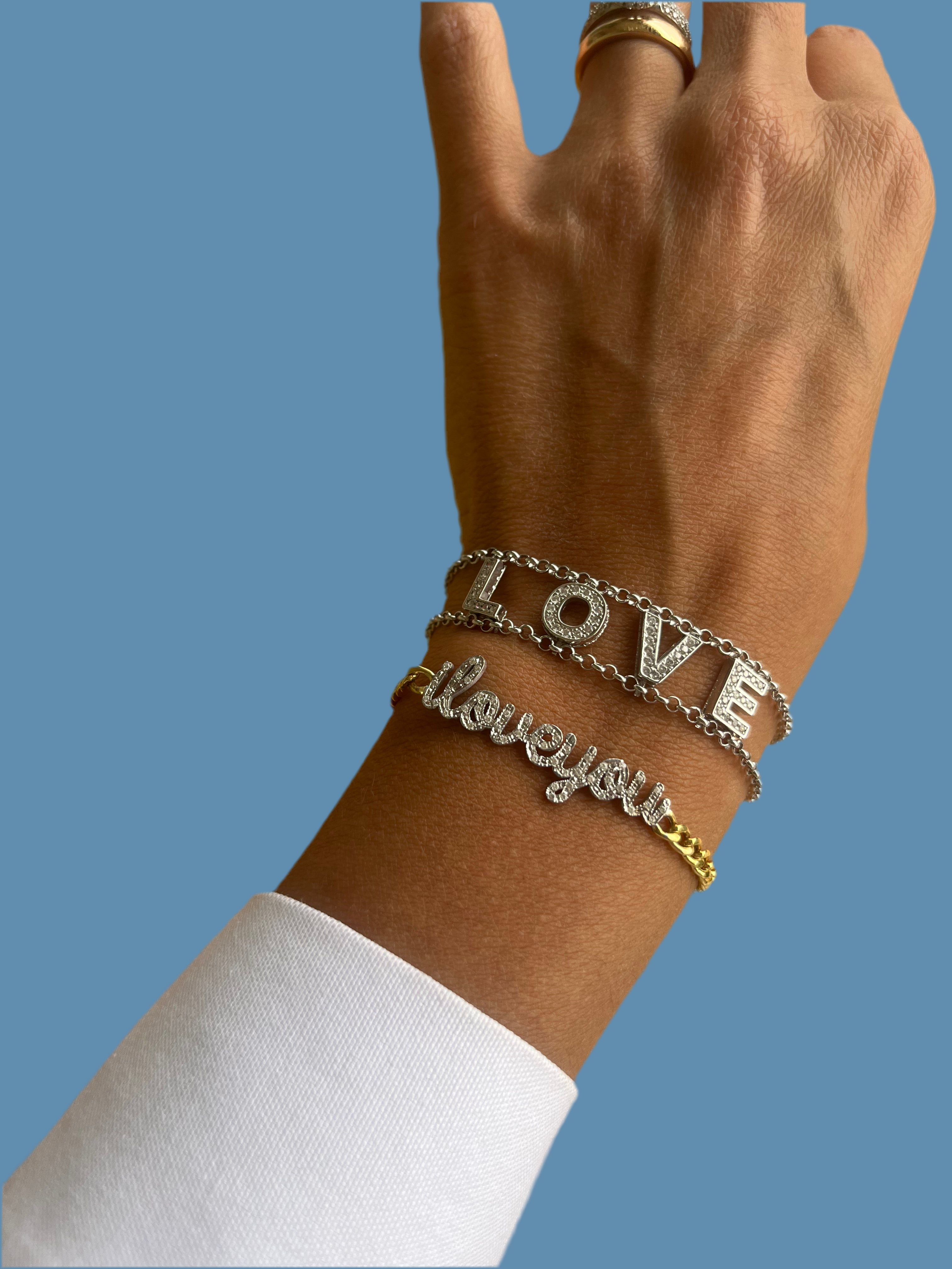 Bracciale grumetta e nome