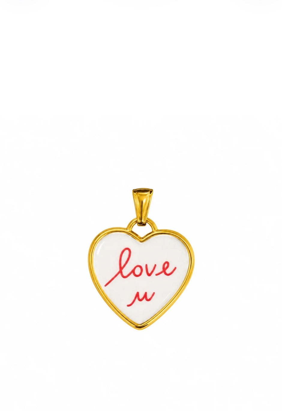 Collana con ciondolo love you