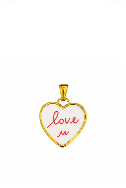 Collana con ciondolo love you