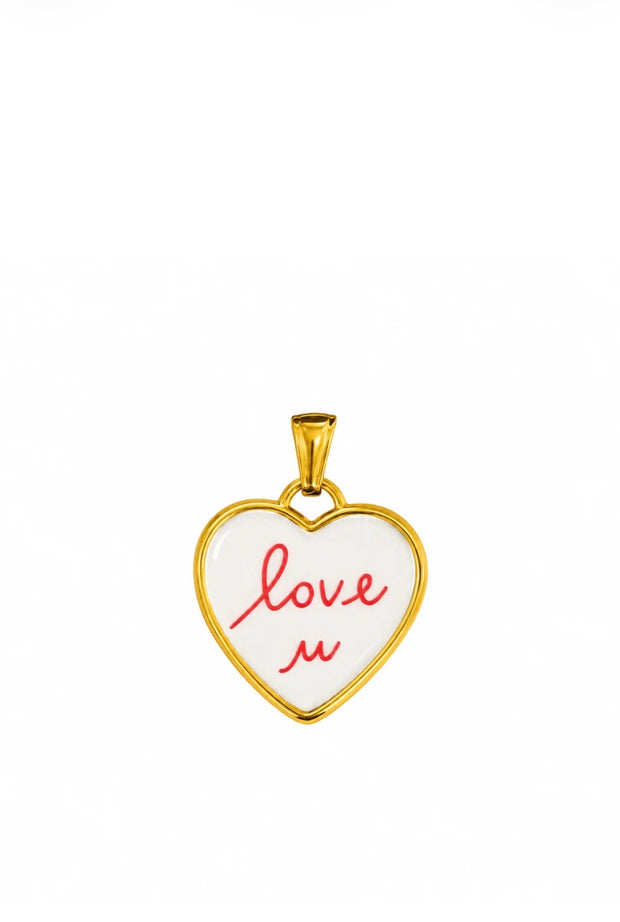 Collana con ciondolo love you