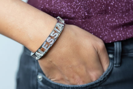 Bracciale manetta acciaio namelove