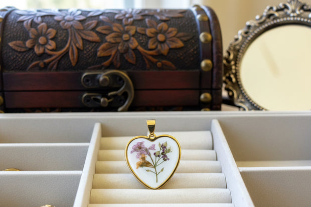 Real Flower Charm