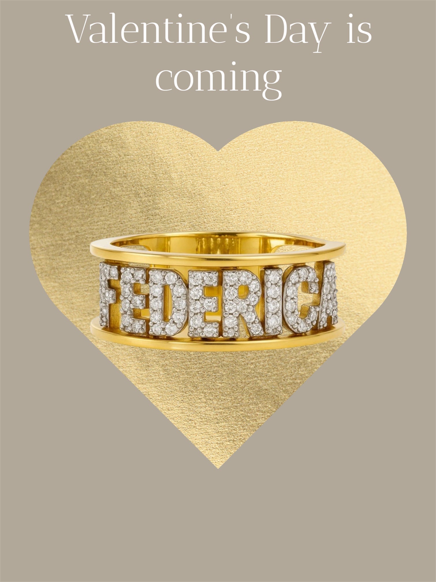 Anello personalizzato argento 925 con zirconi taglio brillante