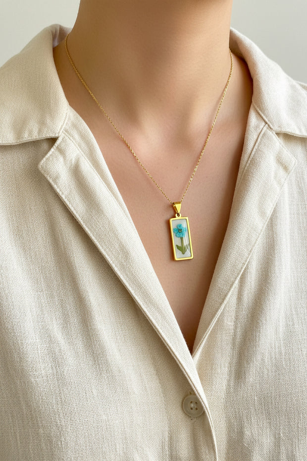 Real Flower Charm