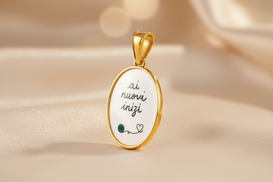Collana con ciondolo ai nuovi inizi