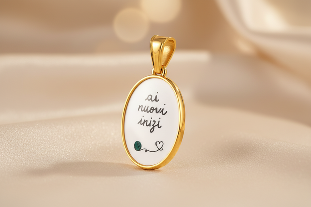 Collana con ciondolo ai nuovi inizi