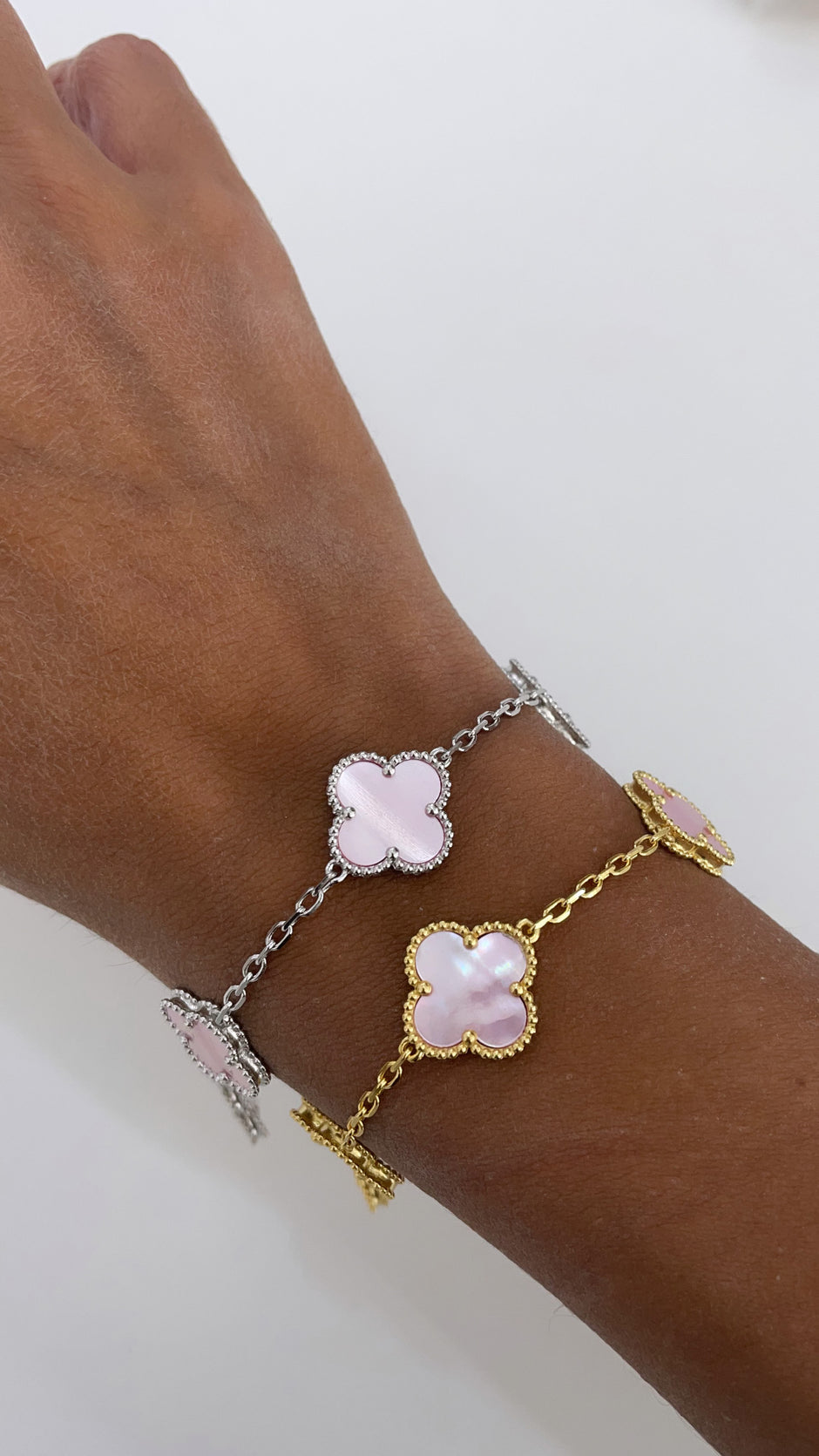 Bracciale quadrifoglio
