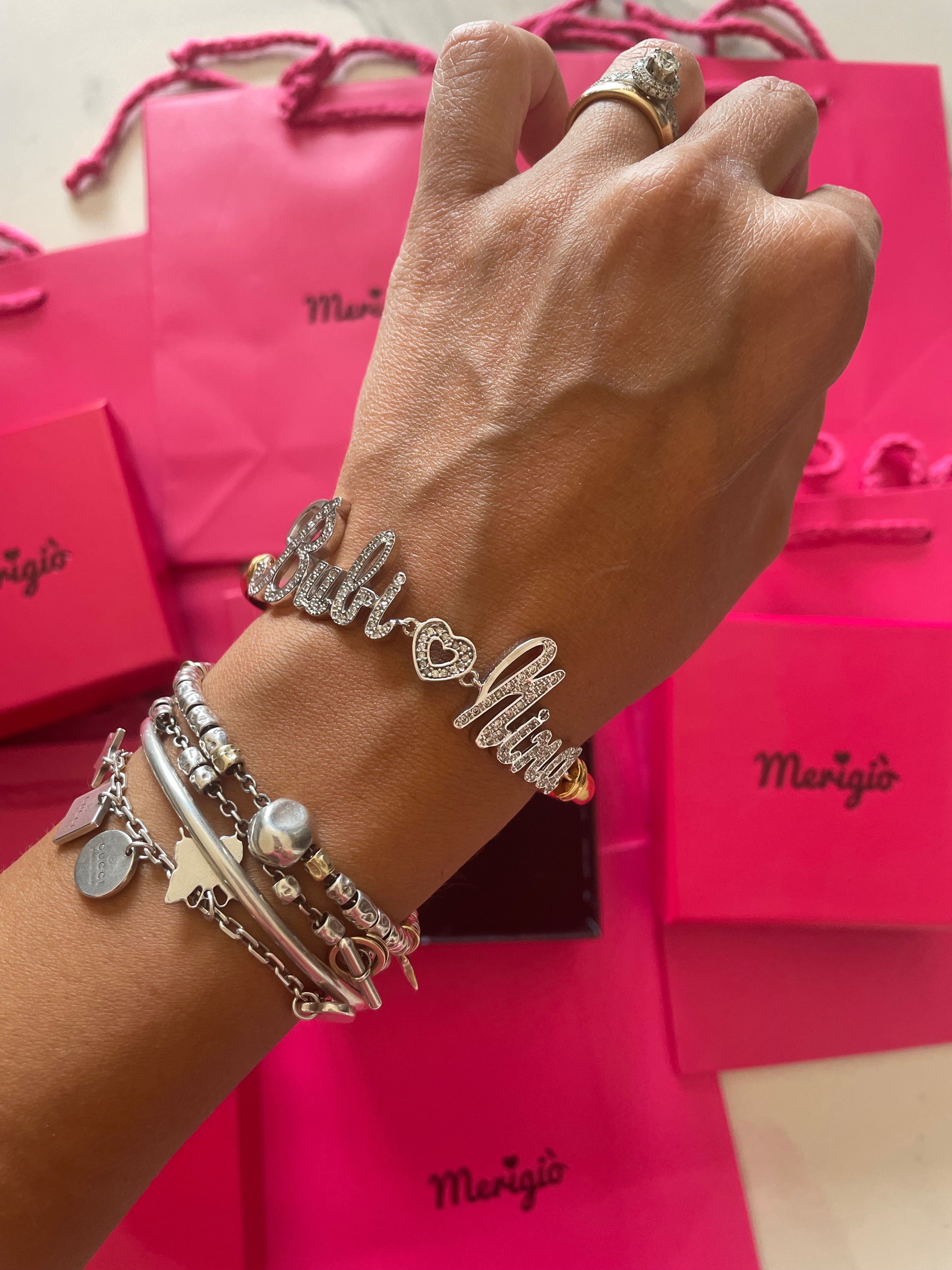 Bracciale super zirconato