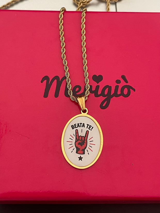 Collana charm scaramantico