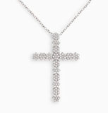 Collana croce cubic zirconia