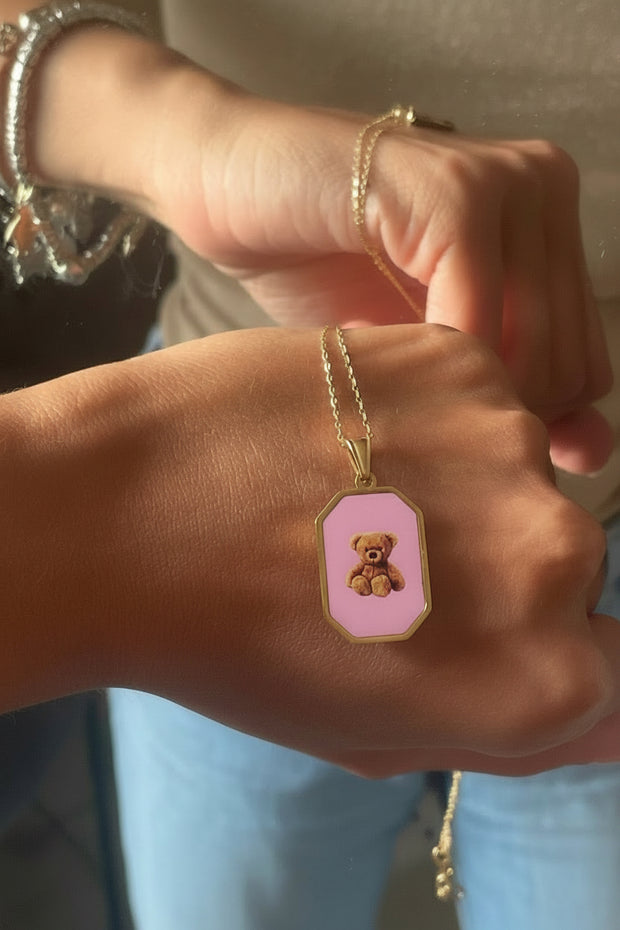 Collana charm Pink