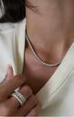 Collana Tennis in Argento 925 con Zirconi