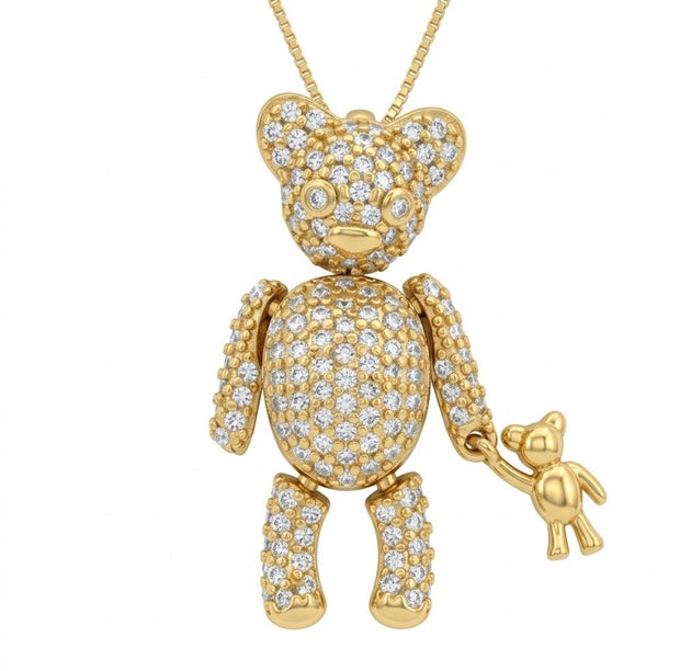 Collana mamma orsetto