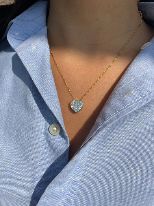Collana  cuore scatolato small