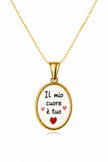 Collana charm il mio cuore è tuo