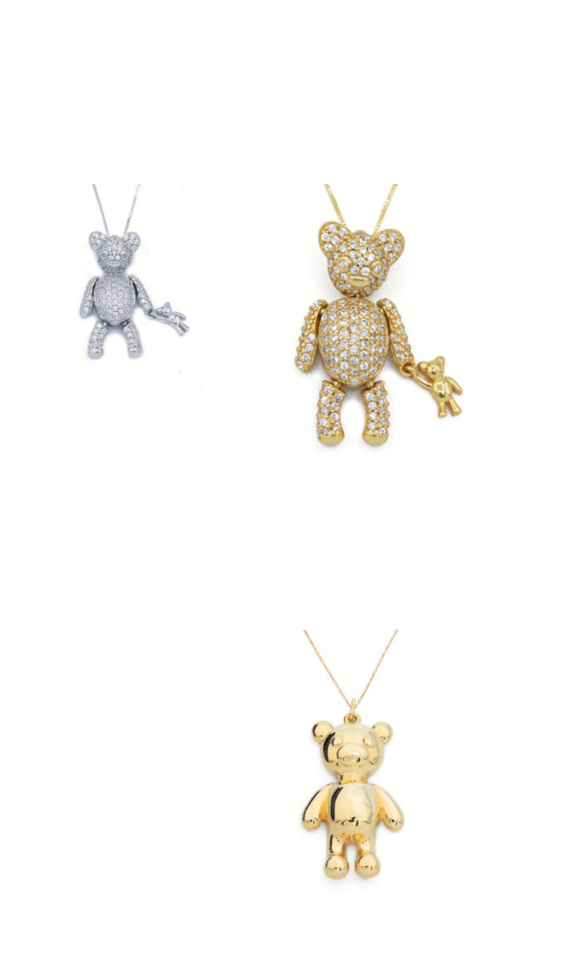 Collana mamma orsetto