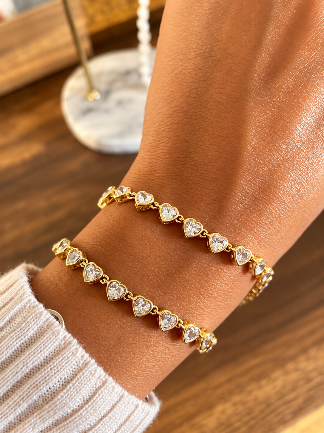 Bracciale cuori