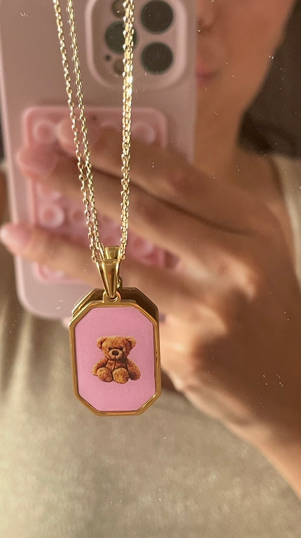 Collana charm Pink