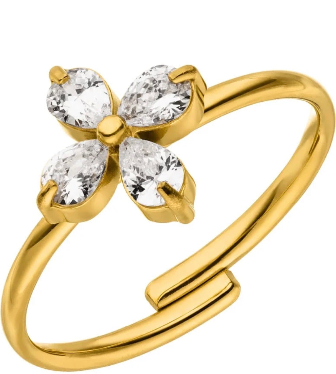 Anello fiore puro